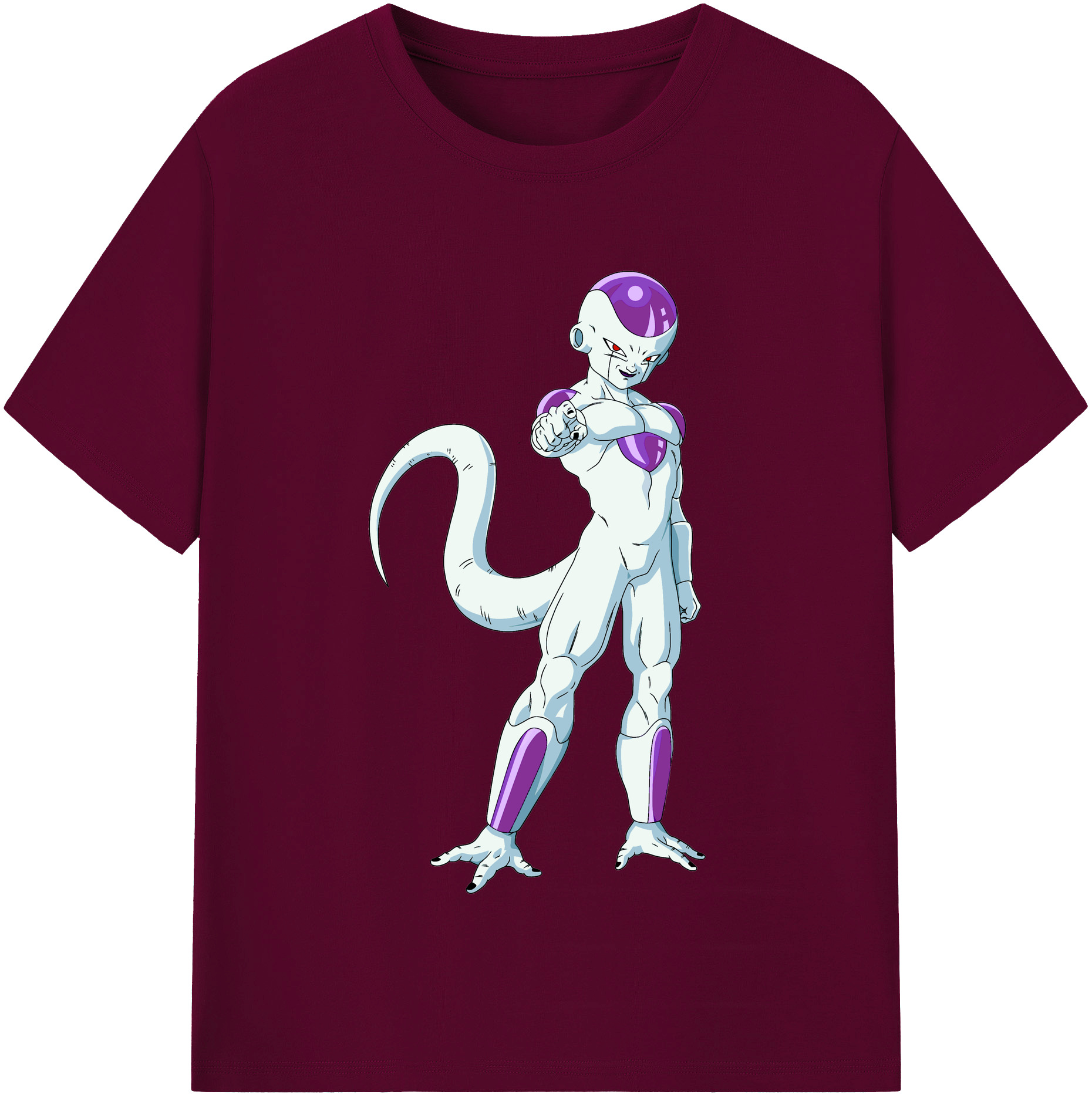 （画像用） ドラゴンボール フリーザ DRAGON BALL Frieza レディースカジュアルプリントTシャツ（綿100％）